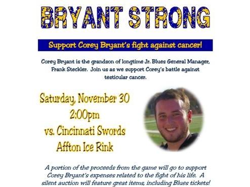 Movember Game to Benefit Cory Bryant