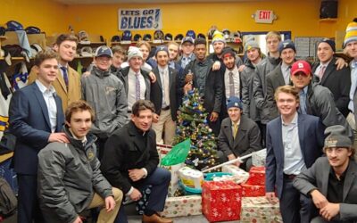 JR. BLUES PLAYERS MAKE THE HOLIDAYS BRIGHTER FOR LOCAL FAMILIES