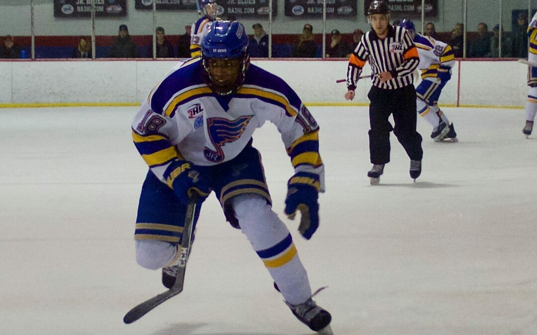 JR. BLUES’ JONES TO PLAY CANADIAN JUNIOR A NEXT SEASON