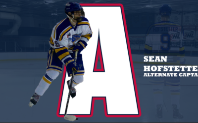 JR. BLUES NAME HOFSTETTER AS ALTERNATE CAPTAIN