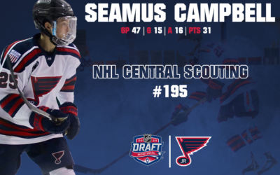 JR. BLUES’ CAMPBELL MAKES NHL CENTRAL SCOUTING FINAL RANKINGS