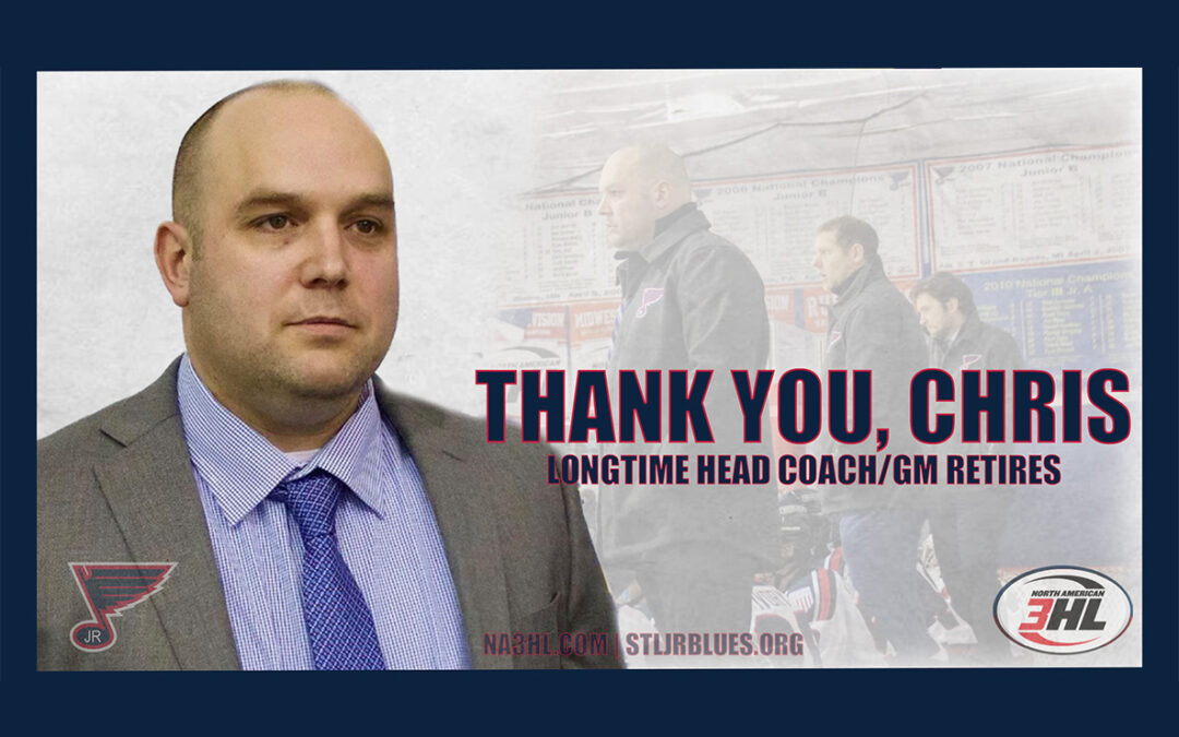 Jr. Blues Head Coach/GM Chris Flaugher Steps Down After Long Run