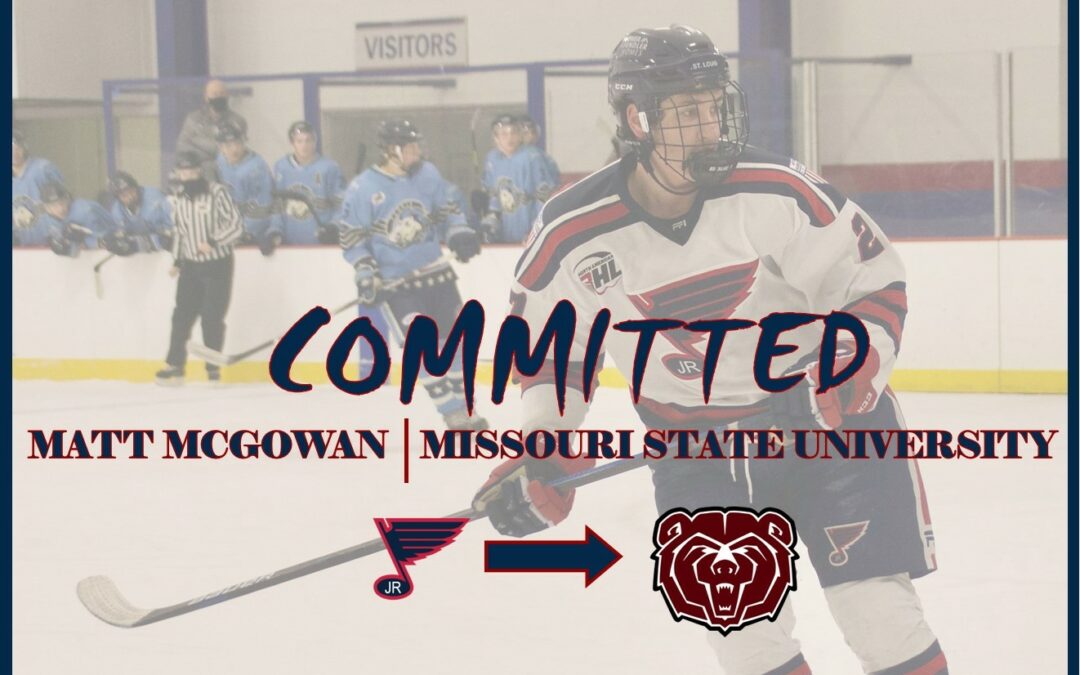 Jr. Blues Forward, McGowan Makes College Commitment