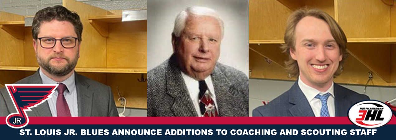 St. Louis Jr. Blues Announce Additions to Coaching and Scouting Staff