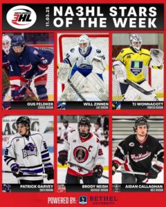 NA3HL Player Of The Week Gus Feldker